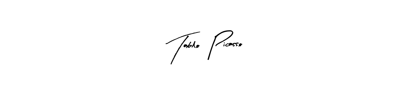 How to make Tablo  Picasso signature? Arty Signature is a professional autograph style. Create handwritten signature for Tablo  Picasso name. Tablo  Picasso signature style 8 images and pictures png