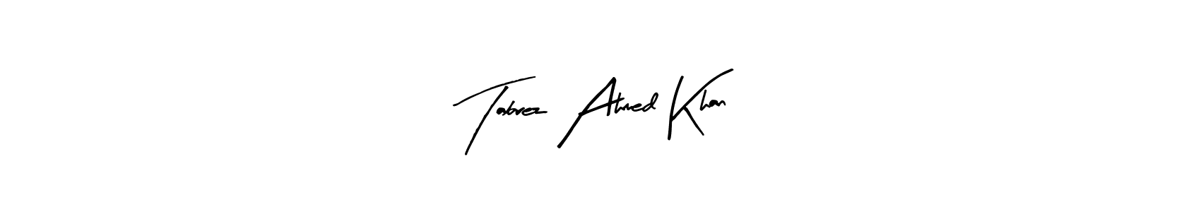 Also You can easily find your signature by using the search form. We will create Tabrez Ahmed Khan name handwritten signature images for you free of cost using Arty Signature sign style. Tabrez Ahmed Khan signature style 8 images and pictures png