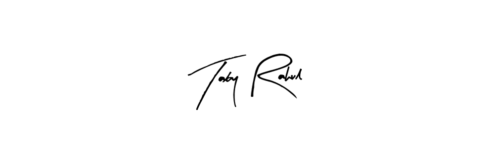 How to Draw Taby Rahul signature style? Arty Signature is a latest design signature styles for name Taby Rahul. Taby Rahul signature style 8 images and pictures png