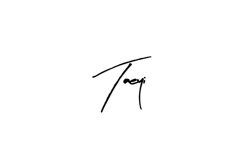 Design your own signature with our free online signature maker. With this signature software, you can create a handwritten (Arty Signature) signature for name Taeyi. Taeyi signature style 8 images and pictures png