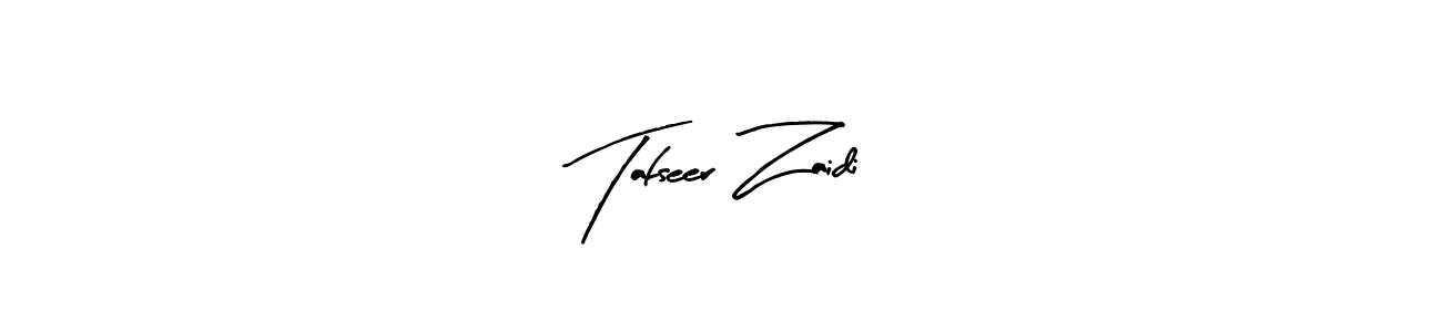 Tafseer Zaidi stylish signature style. Best Handwritten Sign (Arty Signature) for my name. Handwritten Signature Collection Ideas for my name Tafseer Zaidi. Tafseer Zaidi signature style 8 images and pictures png