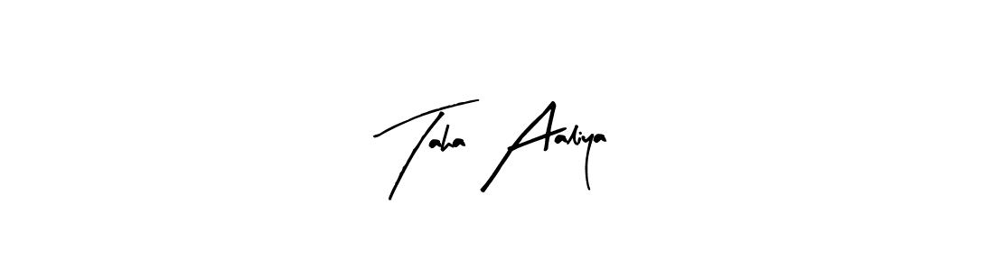 How to Draw Taha Aaliya signature style? Arty Signature is a latest design signature styles for name Taha Aaliya. Taha Aaliya signature style 8 images and pictures png