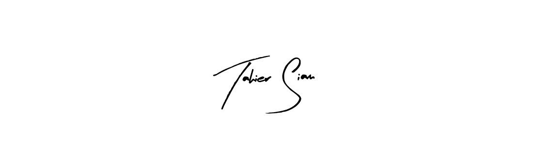 This is the best signature style for the Tahier Siam name. Also you like these signature font (Arty Signature). Mix name signature. Tahier Siam signature style 8 images and pictures png