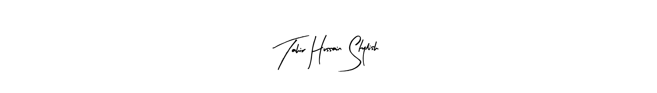 Make a beautiful signature design for name Tahir Hussain Stylish. Use this online signature maker to create a handwritten signature for free. Tahir Hussain Stylish signature style 8 images and pictures png