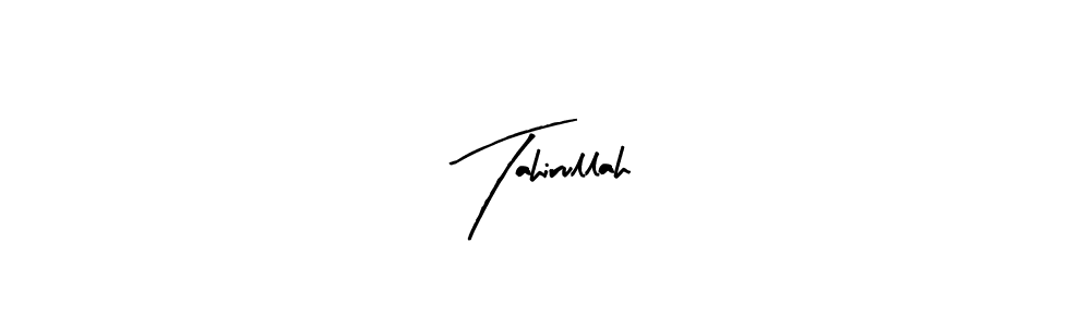 Make a beautiful signature design for name Tahirullah. With this signature (Arty Signature) style, you can create a handwritten signature for free. Tahirullah signature style 8 images and pictures png