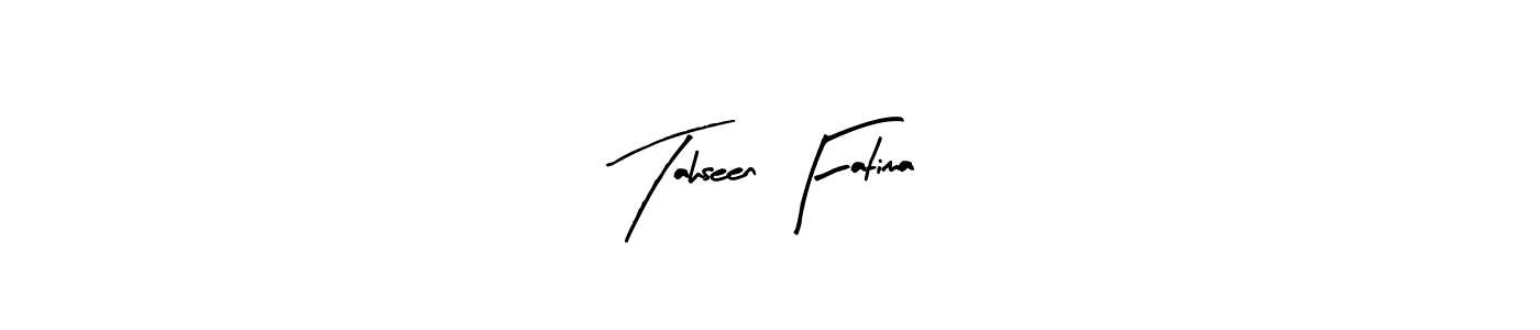 Similarly Arty Signature is the best handwritten signature design. Signature creator online .You can use it as an online autograph creator for name Tahseen Fatima. Tahseen Fatima signature style 8 images and pictures png