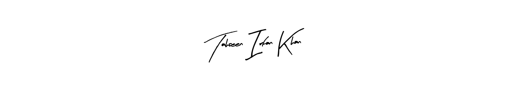 How to make Tahseen Irfan Khan signature? Arty Signature is a professional autograph style. Create handwritten signature for Tahseen Irfan Khan name. Tahseen Irfan Khan signature style 8 images and pictures png