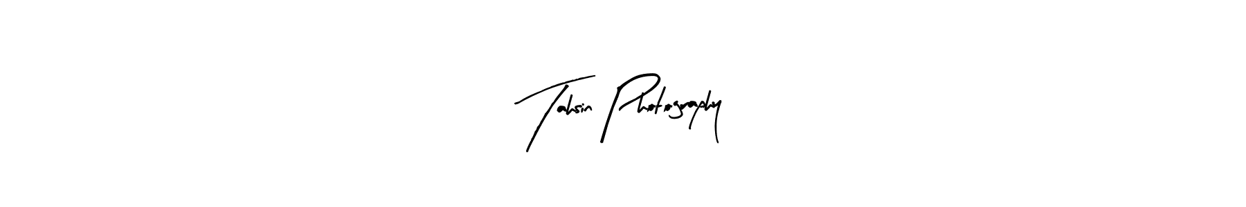 How to make Tahsin Photography name signature. Use Arty Signature style for creating short signs online. This is the latest handwritten sign. Tahsin Photography signature style 8 images and pictures png