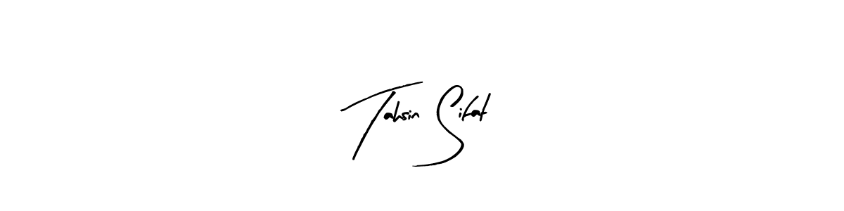 Use a signature maker to create a handwritten signature online. With this signature software, you can design (Arty Signature) your own signature for name Tahsin Sifat. Tahsin Sifat signature style 8 images and pictures png