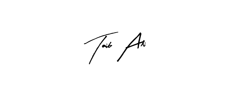 Design your own signature with our free online signature maker. With this signature software, you can create a handwritten (Arty Signature) signature for name Taib Ali. Taib Ali signature style 8 images and pictures png