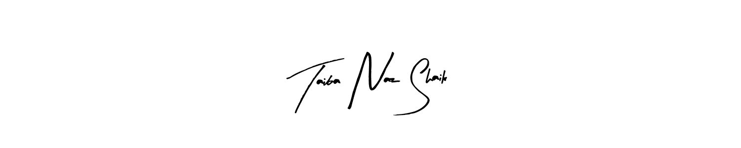 You can use this online signature creator to create a handwritten signature for the name Taiba Naz Shaik. This is the best online autograph maker. Taiba Naz Shaik signature style 8 images and pictures png