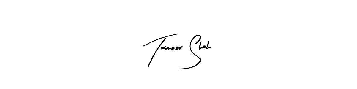 How to make Taimoor Shah name signature. Use Arty Signature style for creating short signs online. This is the latest handwritten sign. Taimoor Shah signature style 8 images and pictures png