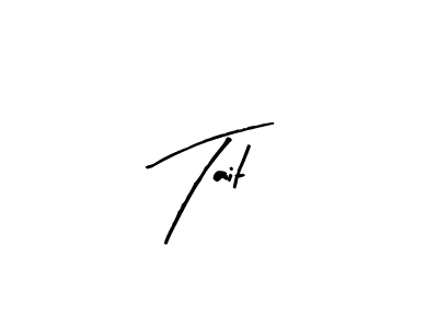 Tait stylish signature style. Best Handwritten Sign (Arty Signature) for my name. Handwritten Signature Collection Ideas for my name Tait. Tait signature style 8 images and pictures png