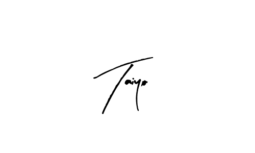 Use a signature maker to create a handwritten signature online. With this signature software, you can design (Arty Signature) your own signature for name Taiyo. Taiyo signature style 8 images and pictures png