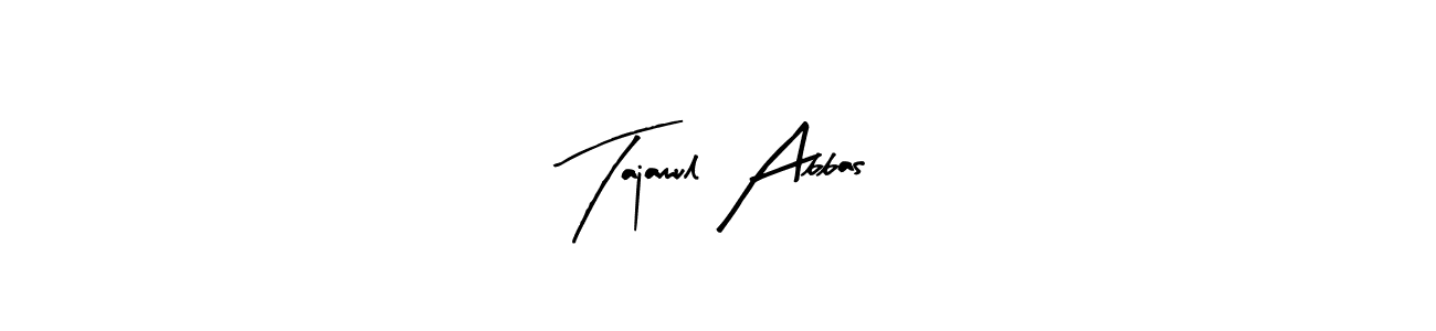 How to make Tajamul Abbas signature? Arty Signature is a professional autograph style. Create handwritten signature for Tajamul Abbas name. Tajamul Abbas signature style 8 images and pictures png