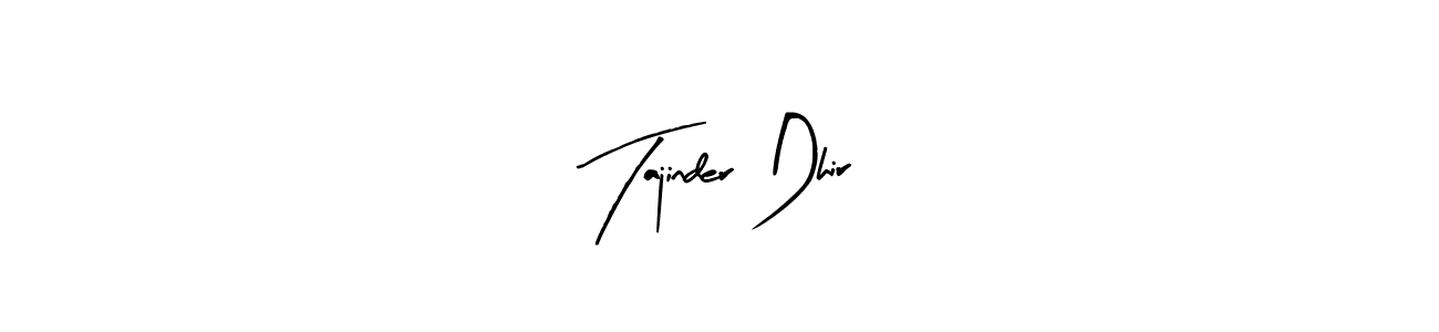 Arty Signature is a professional signature style that is perfect for those who want to add a touch of class to their signature. It is also a great choice for those who want to make their signature more unique. Get Tajinder Dhir name to fancy signature for free. Tajinder Dhir signature style 8 images and pictures png