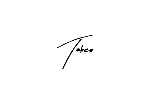 How to make Takeo signature? Arty Signature is a professional autograph style. Create handwritten signature for Takeo name. Takeo signature style 8 images and pictures png