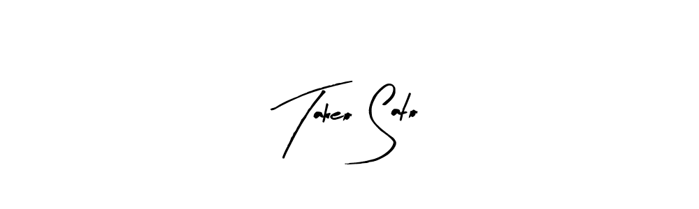 Use a signature maker to create a handwritten signature online. With this signature software, you can design (Arty Signature) your own signature for name Takeo Sato. Takeo Sato signature style 8 images and pictures png