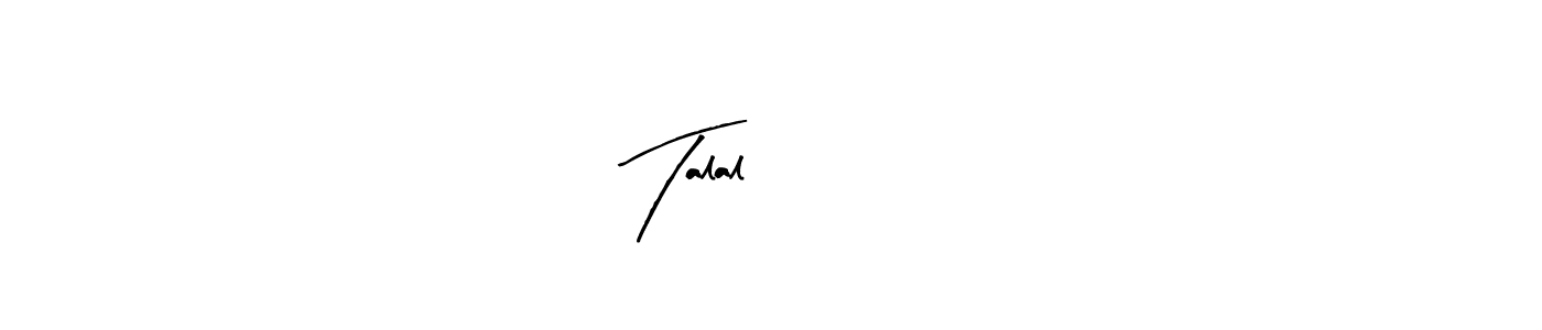 Also You can easily find your signature by using the search form. We will create Talal طلال name handwritten signature images for you free of cost using Arty Signature sign style. Talal طلال signature style 8 images and pictures png