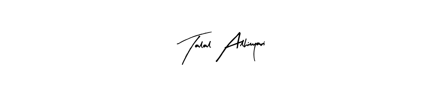 Also You can easily find your signature by using the search form. We will create Talal Alhimyari name handwritten signature images for you free of cost using Arty Signature sign style. Talal Alhimyari signature style 8 images and pictures png