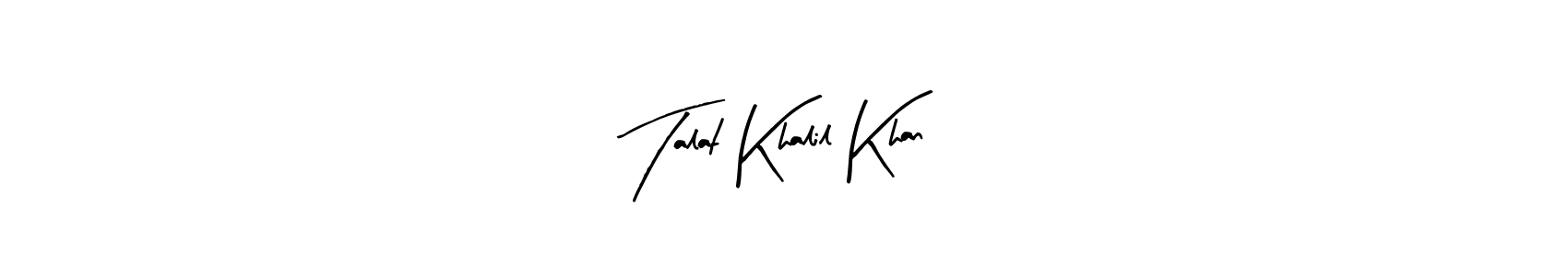 Also You can easily find your signature by using the search form. We will create Talat Khalil Khan name handwritten signature images for you free of cost using Arty Signature sign style. Talat Khalil Khan signature style 8 images and pictures png