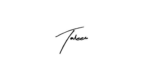 Make a beautiful signature design for name Taleem. With this signature (Arty Signature) style, you can create a handwritten signature for free. Taleem signature style 8 images and pictures png