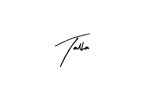 Use a signature maker to create a handwritten signature online. With this signature software, you can design (Arty Signature) your own signature for name Talha. Talha signature style 8 images and pictures png