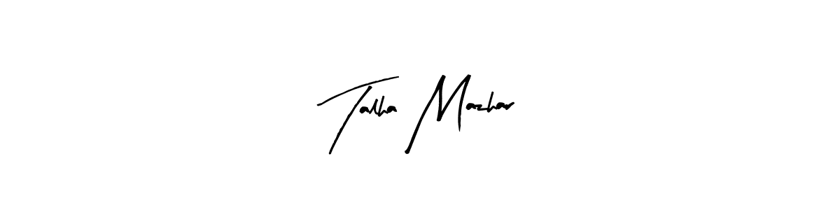 You can use this online signature creator to create a handwritten signature for the name Talha Mazhar. This is the best online autograph maker. Talha Mazhar signature style 8 images and pictures png