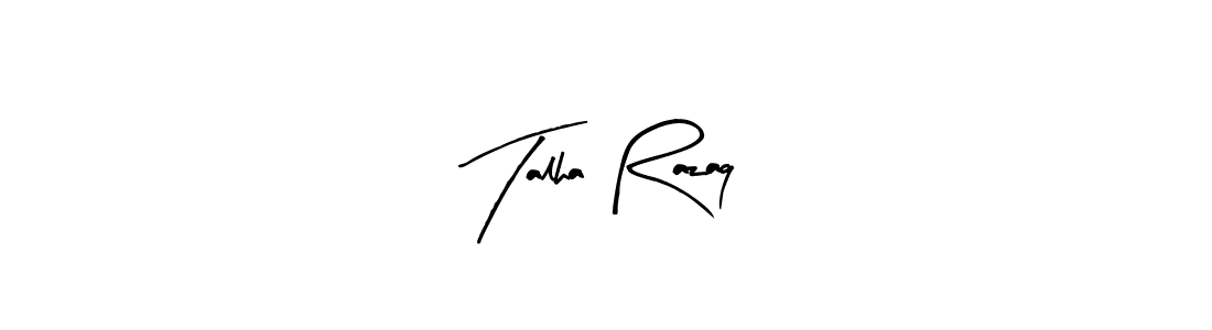 You should practise on your own different ways (Arty Signature) to write your name (Talha Razaq) in signature. don't let someone else do it for you. Talha Razaq signature style 8 images and pictures png