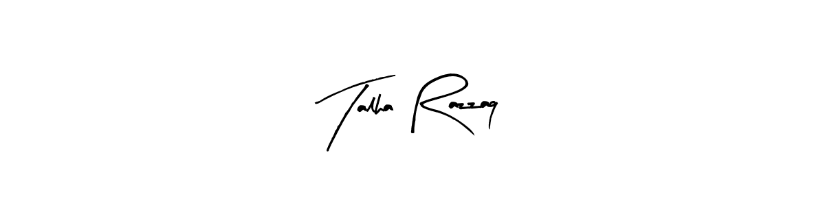 Also we have Talha Razzaq name is the best signature style. Create professional handwritten signature collection using Arty Signature autograph style. Talha Razzaq signature style 8 images and pictures png