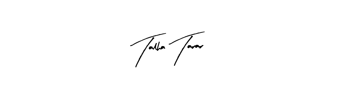 The best way (Arty Signature) to make a short signature is to pick only two or three words in your name. The name Talha Tarar include a total of six letters. For converting this name. Talha Tarar signature style 8 images and pictures png