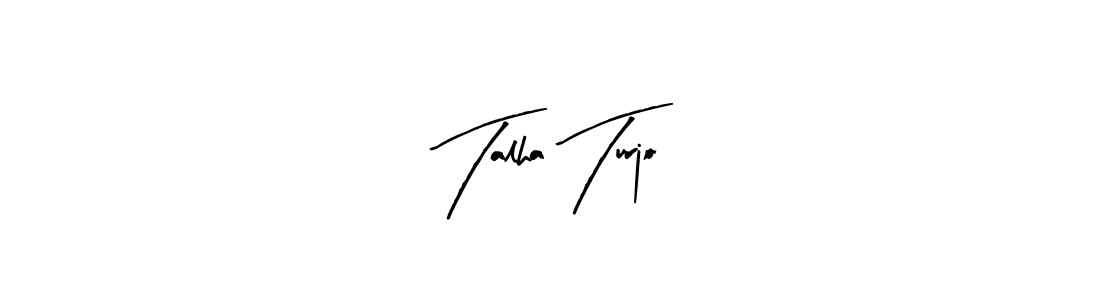 if you are searching for the best signature style for your name Talha Turjo. so please give up your signature search. here we have designed multiple signature styles  using Arty Signature. Talha Turjo signature style 8 images and pictures png