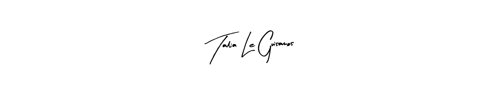 Make a beautiful signature design for name Talia Le Guisamos. Use this online signature maker to create a handwritten signature for free. Talia Le Guisamos signature style 8 images and pictures png