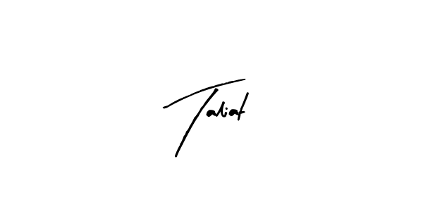 The best way (Arty Signature) to make a short signature is to pick only two or three words in your name. The name Taliat include a total of six letters. For converting this name. Taliat signature style 8 images and pictures png