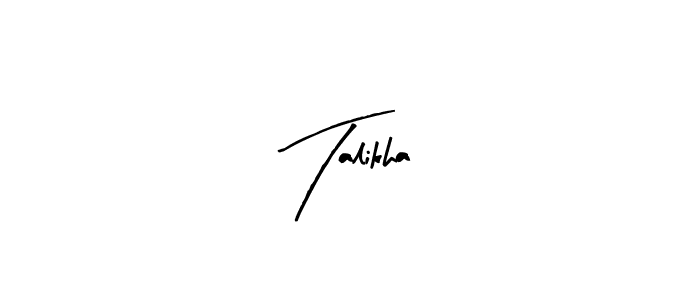 Talikha stylish signature style. Best Handwritten Sign (Arty Signature) for my name. Handwritten Signature Collection Ideas for my name Talikha. Talikha signature style 8 images and pictures png