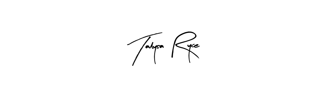 Also we have Talysa Ryce name is the best signature style. Create professional handwritten signature collection using Arty Signature autograph style. Talysa Ryce signature style 8 images and pictures png