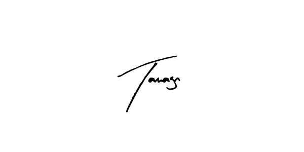 Similarly Arty Signature is the best handwritten signature design. Signature creator online .You can use it as an online autograph creator for name Tamagn. Tamagn signature style 8 images and pictures png