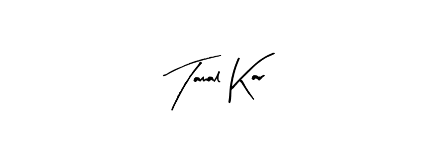 You should practise on your own different ways (Arty Signature) to write your name (Tamal Kar) in signature. don't let someone else do it for you. Tamal Kar signature style 8 images and pictures png