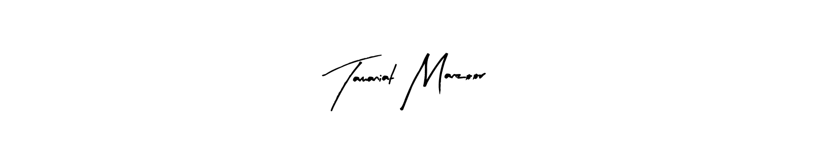 It looks lik you need a new signature style for name Tamaniat Manzoor. Design unique handwritten (Arty Signature) signature with our free signature maker in just a few clicks. Tamaniat Manzoor signature style 8 images and pictures png