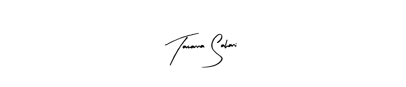 Once you've used our free online signature maker to create your best signature Arty Signature style, it's time to enjoy all of the benefits that Tamanna Sahani name signing documents. Tamanna Sahani signature style 8 images and pictures png