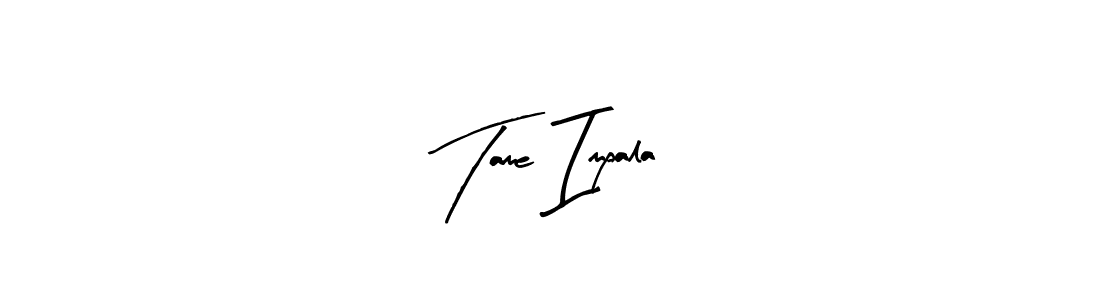 Create a beautiful signature design for name Tame Impala. With this signature (Arty Signature) fonts, you can make a handwritten signature for free. Tame Impala signature style 8 images and pictures png