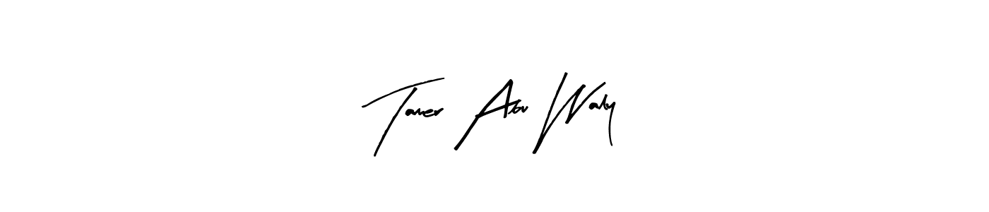 Here are the top 10 professional signature styles for the name Tamer Abu Waly. These are the best autograph styles you can use for your name. Tamer Abu Waly signature style 8 images and pictures png
