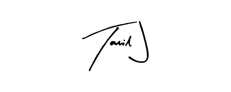 Make a beautiful signature design for name Tamil J. With this signature (Arty Signature) style, you can create a handwritten signature for free. Tamil J signature style 8 images and pictures png