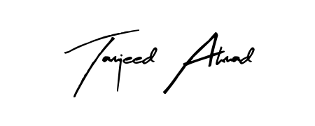 Create a beautiful signature design for name Tamjeed Ahmad. With this signature (Arty Signature) fonts, you can make a handwritten signature for free. Tamjeed Ahmad signature style 8 images and pictures png