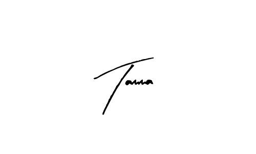 Arty Signature is a professional signature style that is perfect for those who want to add a touch of class to their signature. It is also a great choice for those who want to make their signature more unique. Get Tamma name to fancy signature for free. Tamma signature style 8 images and pictures png