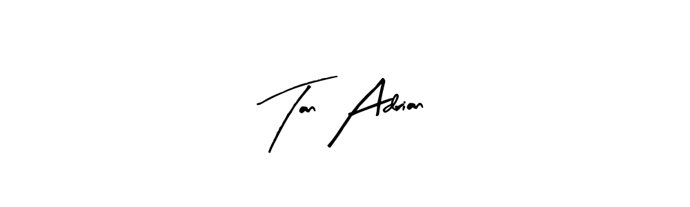 This is the best signature style for the Tan Adrian name. Also you like these signature font (Arty Signature). Mix name signature. Tan Adrian signature style 8 images and pictures png