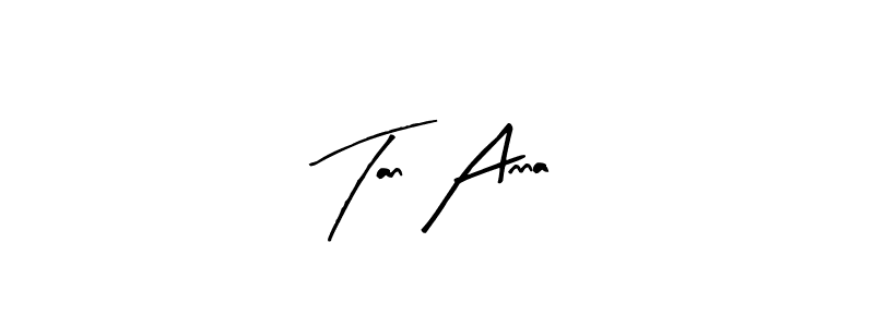 Design your own signature with our free online signature maker. With this signature software, you can create a handwritten (Arty Signature) signature for name Tan Anna. Tan Anna signature style 8 images and pictures png