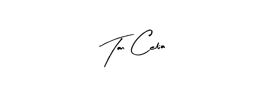 How to make Tan Celia signature? Arty Signature is a professional autograph style. Create handwritten signature for Tan Celia name. Tan Celia signature style 8 images and pictures png