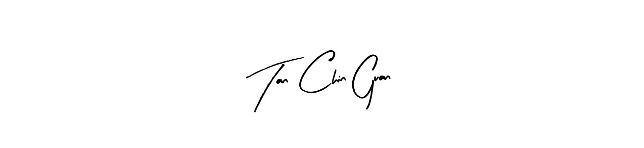 Design your own signature with our free online signature maker. With this signature software, you can create a handwritten (Arty Signature) signature for name Tan Chin Guan. Tan Chin Guan signature style 8 images and pictures png