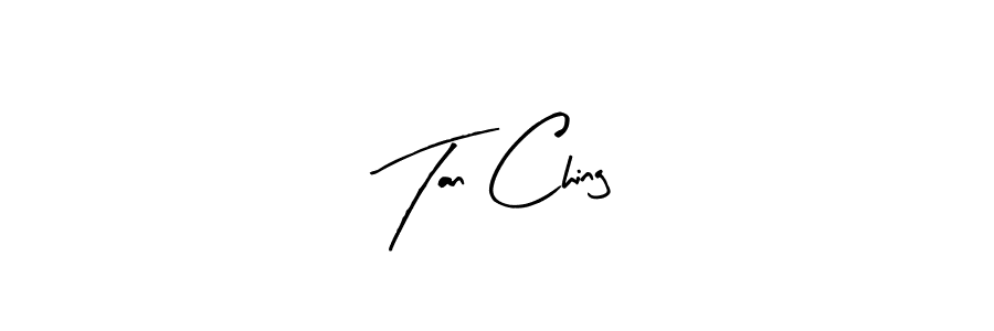 Similarly Arty Signature is the best handwritten signature design. Signature creator online .You can use it as an online autograph creator for name Tan Ching. Tan Ching signature style 8 images and pictures png